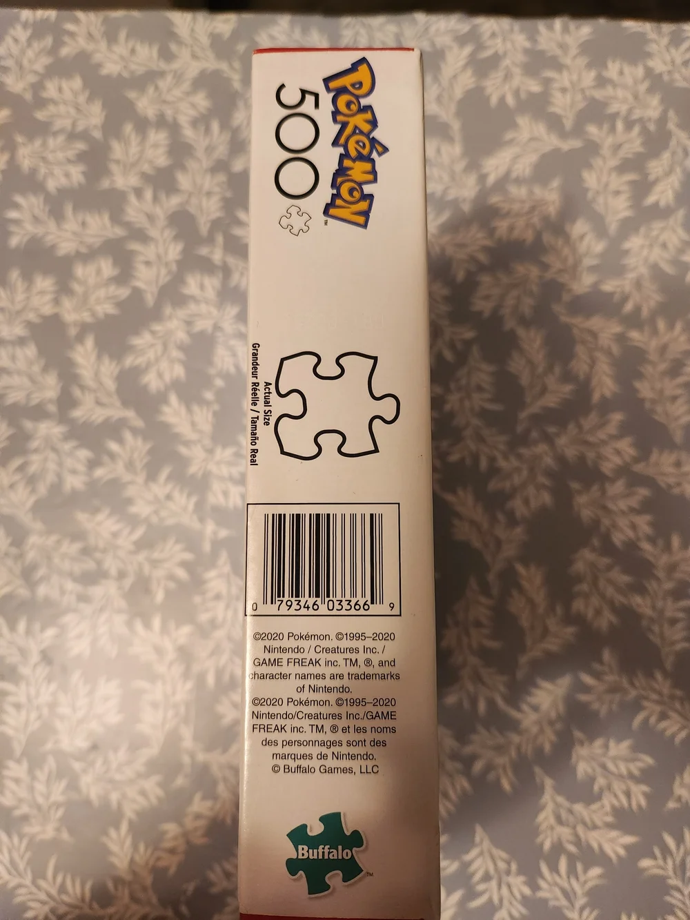 Pokémon 500-Piece Puzzle Featuring Pikachu, Charizard & Gengar